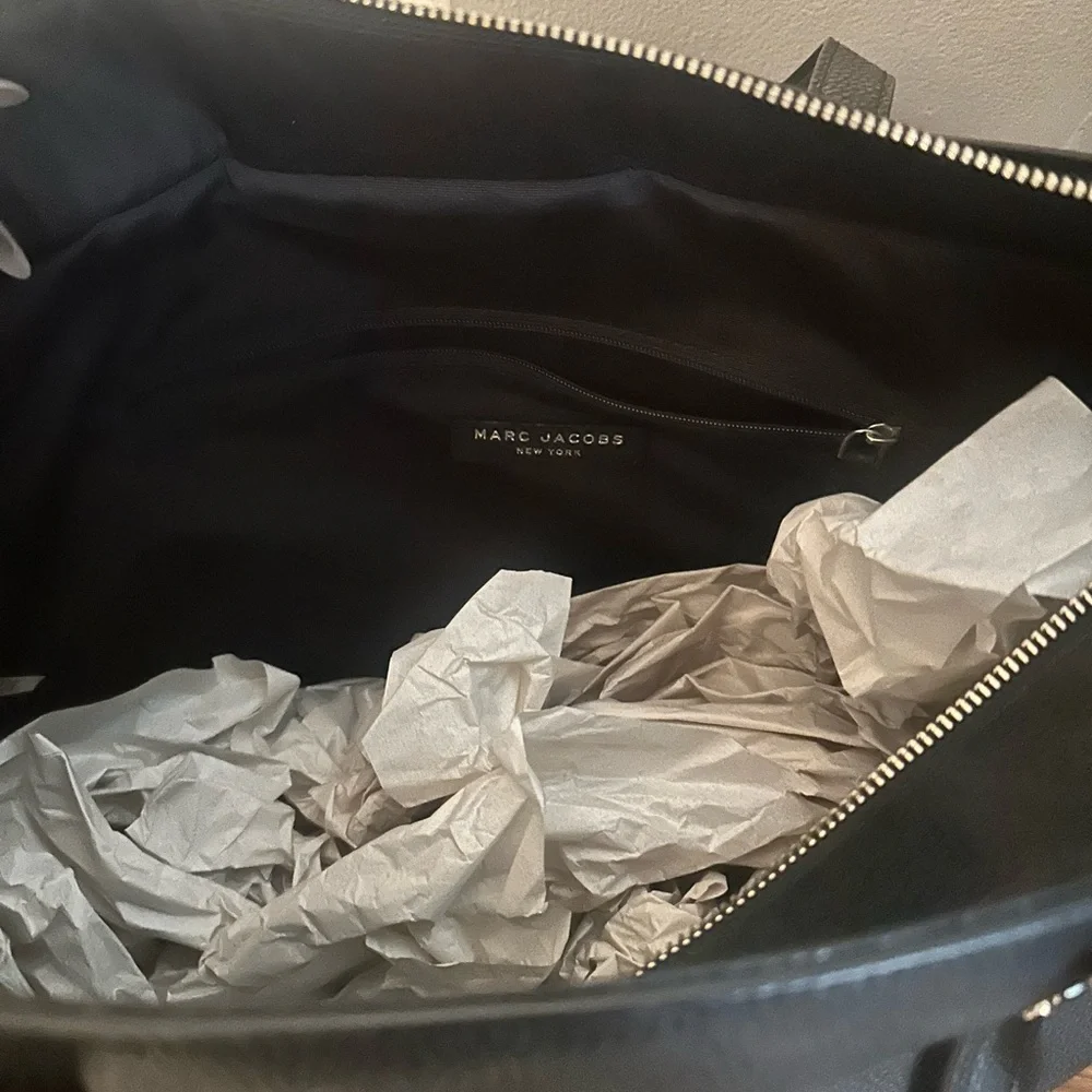 Marc Jacobs Black Leather Tote - Picture 2 of 6